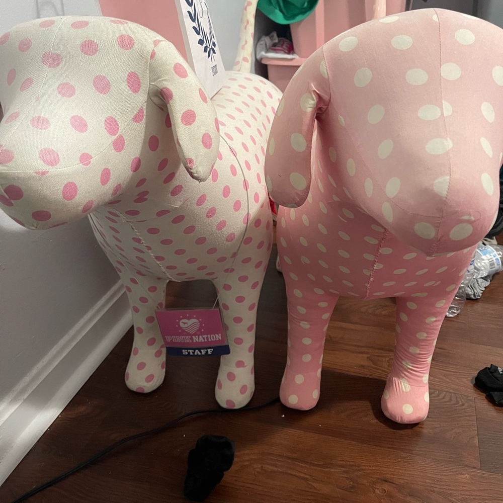 Pink Polka Dot Decorative Dog by PINK Victoria's Secret